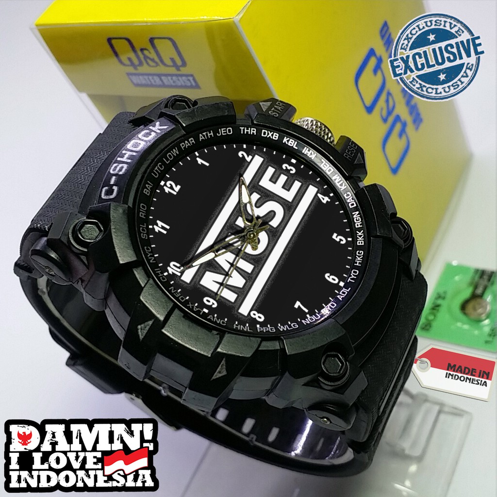 (EXCLUSIVE ) JAM TANGAN MUSE WATER RESIST FREE BOX DAN BATREI - NO.8