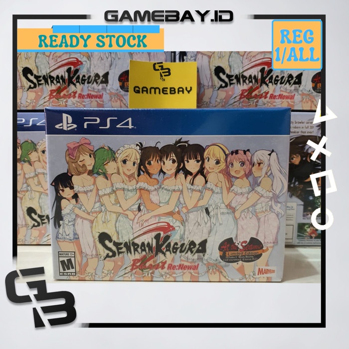 PS4 Senran Kagura Burst ReNewal At The Seams Limited Edition
