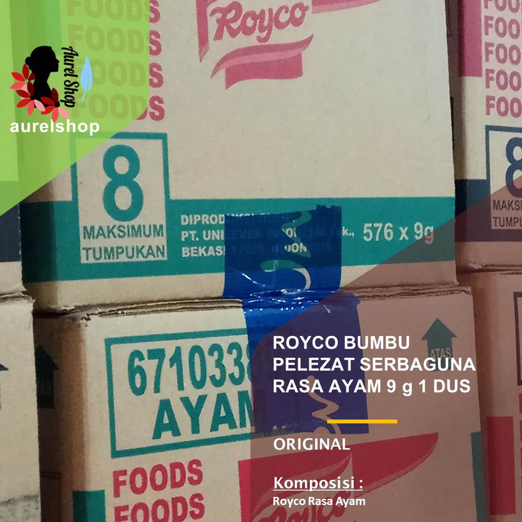 

Royco Kaldu Daging Ayam 9 gram kemasan Karton