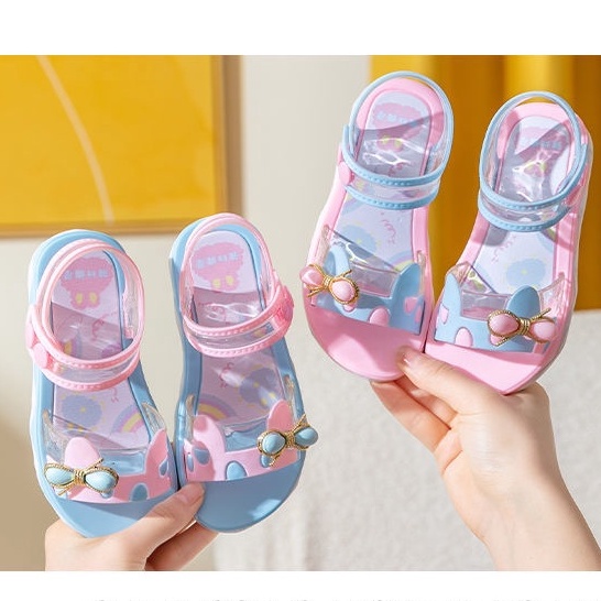 OkayBaby B106 Sandal Anak Perempuan Original Termurah Sepatu Import Fashion Bahan Lembut Terbaru Kekinian