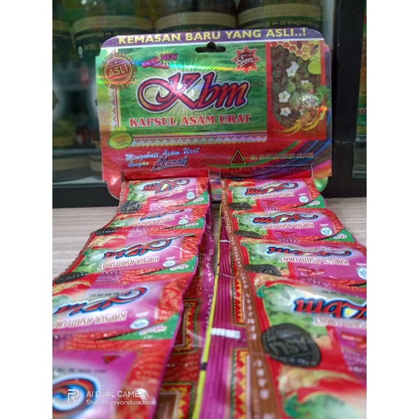 kapsul new KBM kapsul Asam Urat isi 20