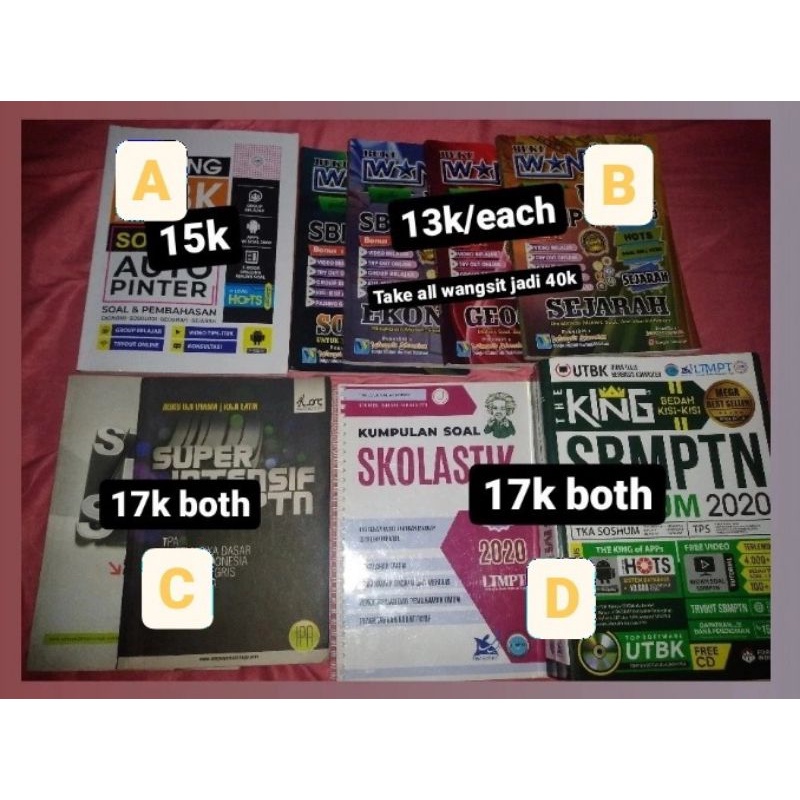 

Preloved buku utbk
