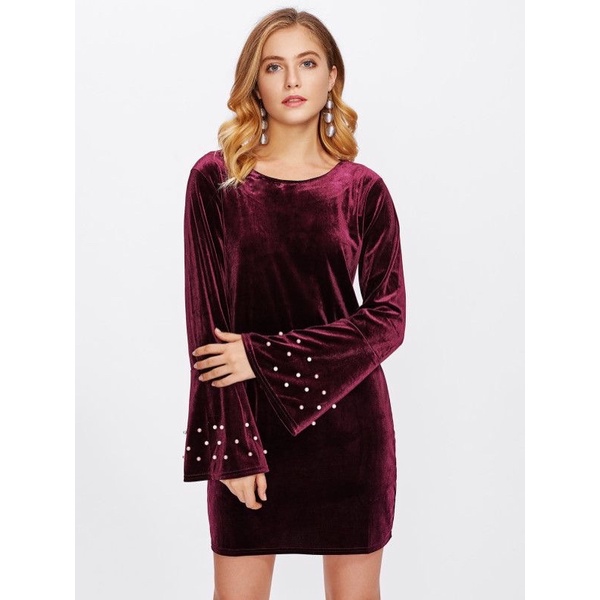 [TERLARIS] KAIN BLUDRU STRETCH VELVET BELUDRU PREMIUM ORI GAMIS BRIDESMAID TERMURAH PER-0.5m GROSIR