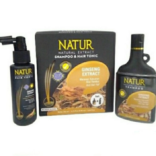 Natur nature 2 in 1 Shampoo and Hair Tonic Ginseng Extract