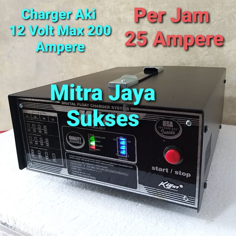 Charger Accu 12 volt Kiya Charger Aki