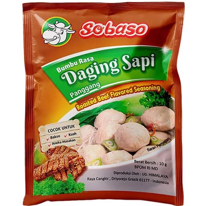 

[C] Sobaso Rasa Daging Sapi Panggang 10gr Bumbu untuk Bakso, Kuah dan Aneka Makanan