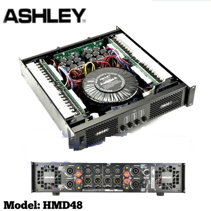 Power Ashley HMD 48 Amplifier Ashley HMD48 4 Channel