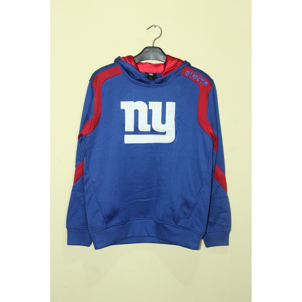 Jaket Youth NY Giants Royal Blue Pullover Hoodie Original