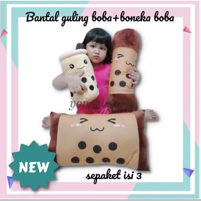 1SET BANTAL GULING BOBA , BONUS BONEKA !!!