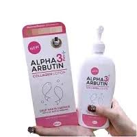 Precious Skin Alpha Arbutin 3 Plus Collagen Whitening Lotion , Hand Body / Lotion Pemutih 500ml