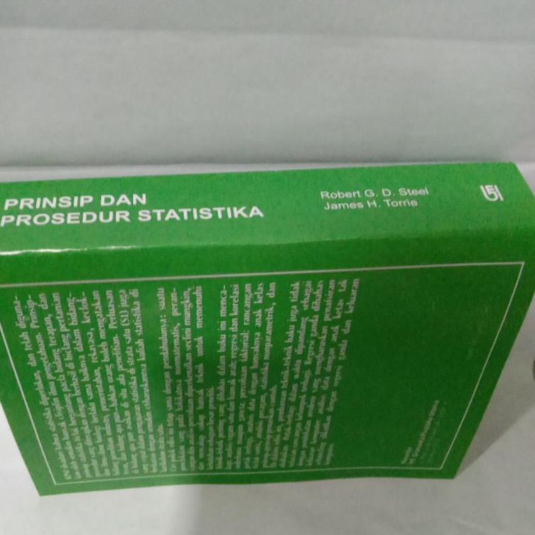 

(BEST SELLER!!) PRINSIP DAN PROSEDUR STATISTIKA by Robert