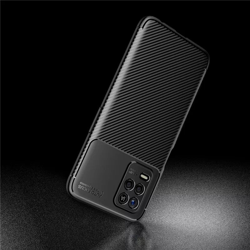 Case Realme 8 5G / 8i / 9i 9 10 Pro Plus Softcase Carbon Autofocus Original