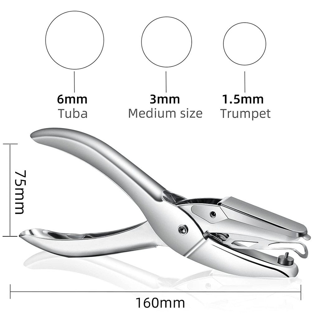 PEMBOLONG hang tag, DIAMETER 1.5 mm. one hole punch/perforator