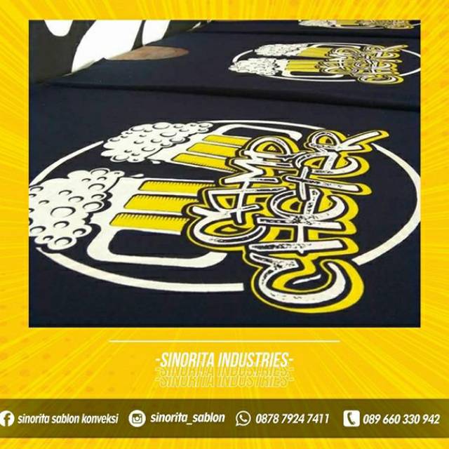 Vendor Sablon Kaos Komunitas (Minimal 12pcs)