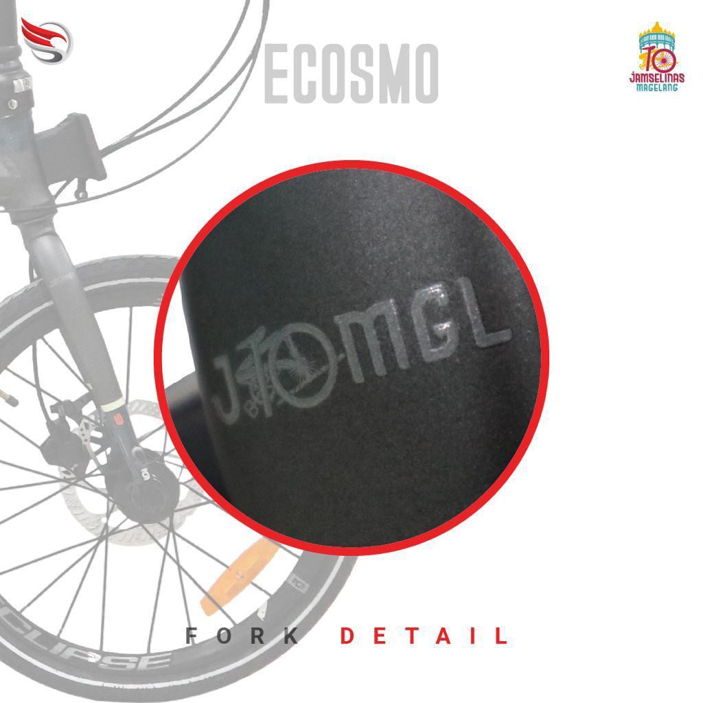 sepeda lipat element ecosmo 9 jamselinas