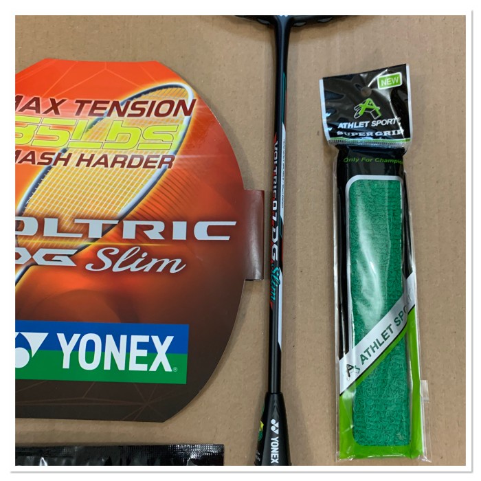NEW Raket badminton YONEX VOLTRIC 0.7DG SLIM+BONUS SENAR YONEX BG66 ORI