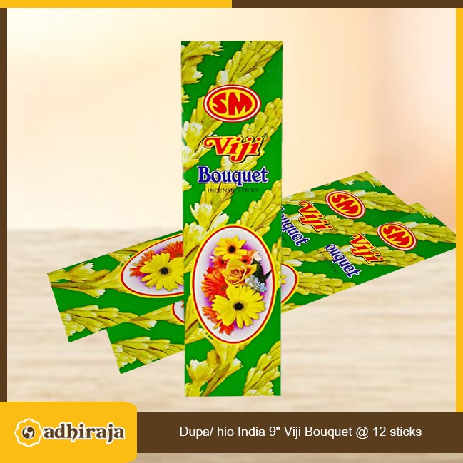 Dupa Hio Wangi Aromaterapi India Viji 9" Bouquet @ 12 sticks