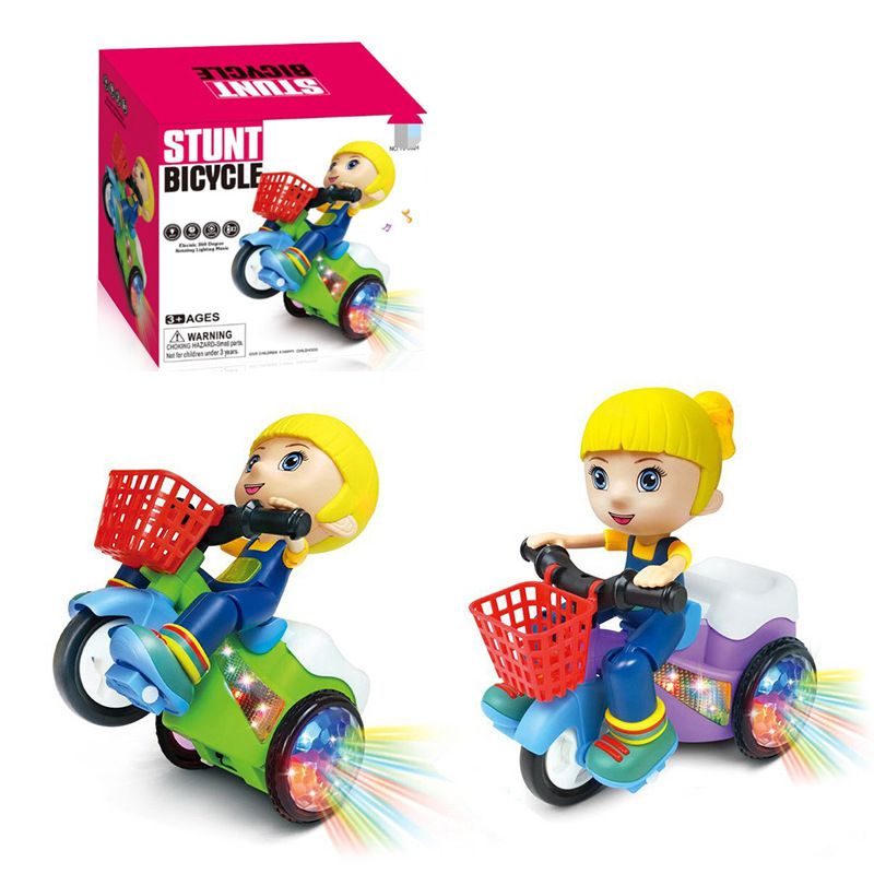 Mainan Anak Stunt Tricycle  Dynamic Lighting - Girl