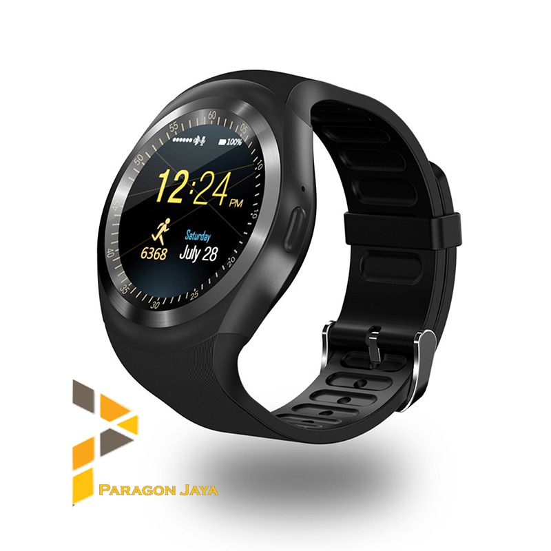 Smart Watch DZ11 / JAM PINTAR Smartwatch Y1 SIM MEMORY FULLBLACK