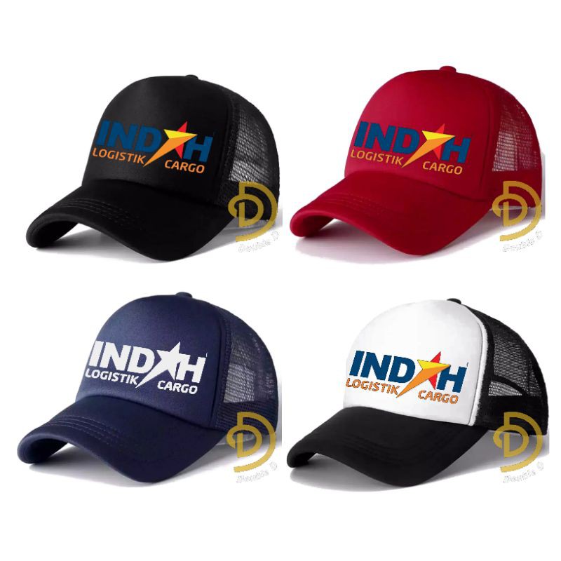 Topi Trucker/Jaring Indah Cargo Logistik/Topi Indah Cargo