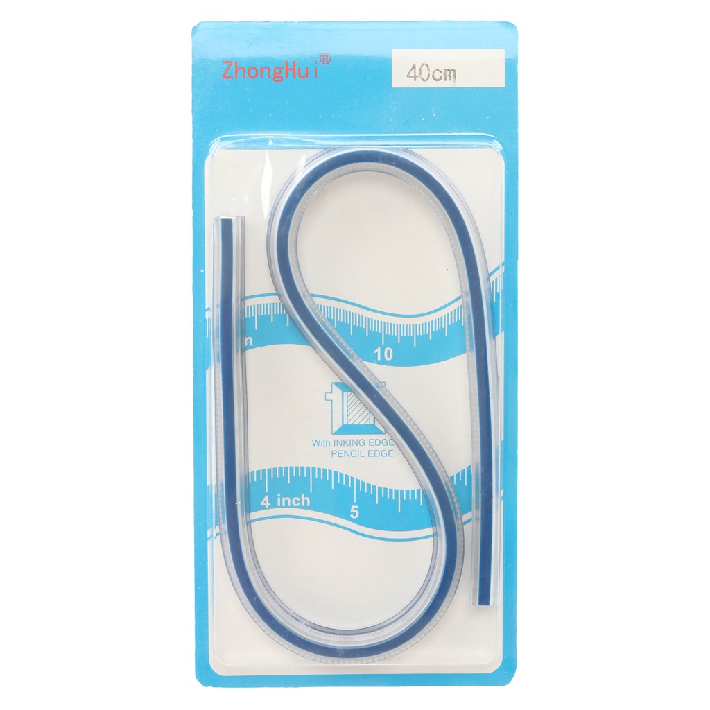 Flexible Curve Ruler CT 40 - Penggaris Jahit Pola Lengkung Flexible - Penggaris Jahit Lentur 40 cm