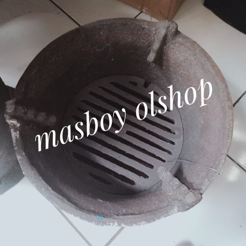 anglo besi baja cor besar diameter 31cm