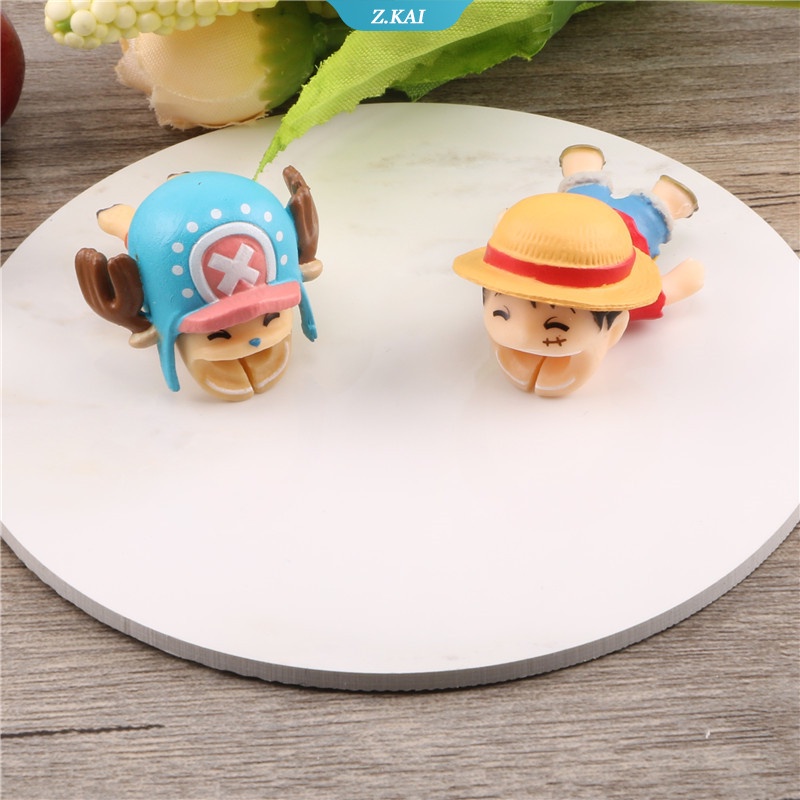 Siancs Pelindung Kabel Datacharger USB Model ONE PIECE Luffy Sanji Tony Chopper