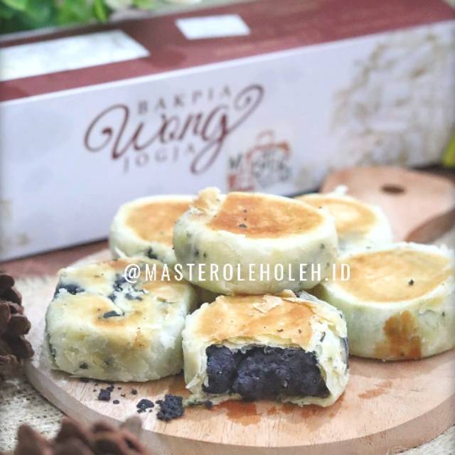 (Isi 10)Bakpia Bakpiawong Regular Gratis Dus luar Bakpia Jogja Pia Jogja Bakpia Baim Wong