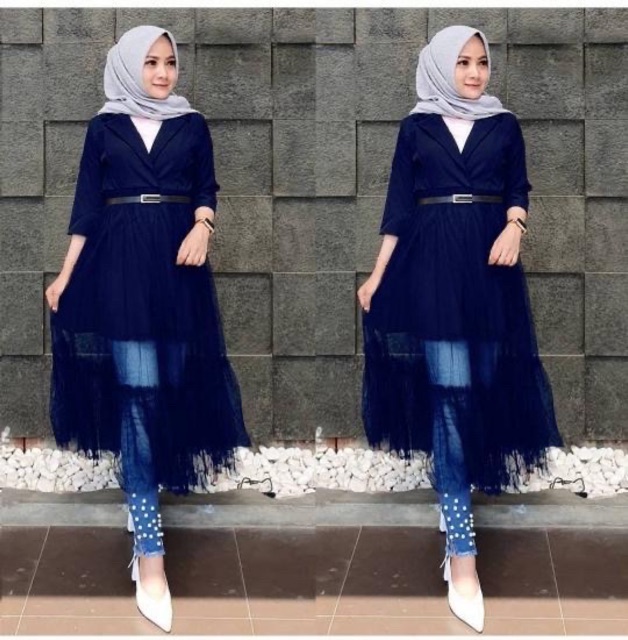 PROMO JC Tile Charming Blazer / Blazer wanita kekinian / Blezer wanita muslimah murah