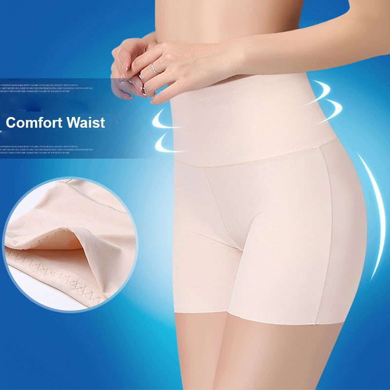 Body Shaper Korset Celana High Waist Ice Silk Seamless