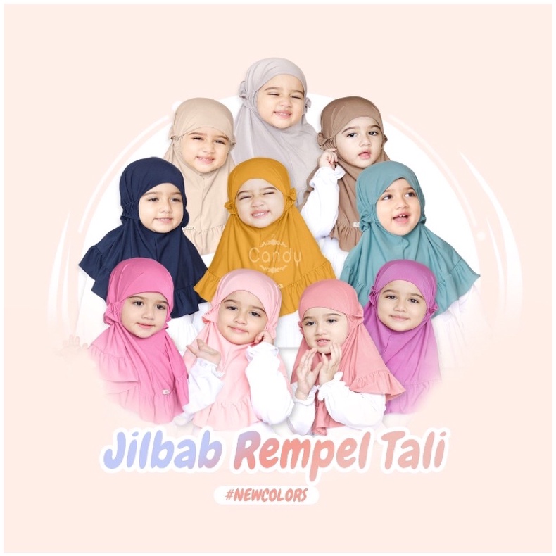 KERUDUNG KRUDUNG JILBAB HIJAB ANAK KECIL CEWEK CEWEK PEREMPUAN UMUR USIA 1 2 3 4 5 6 TH THN TAHUN  U