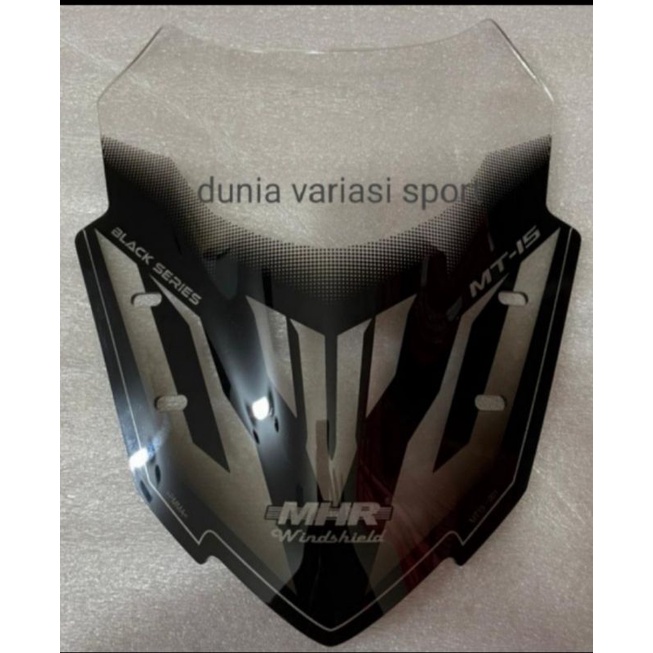 Winshield/visor Winsil MHR MT15 Yamaha MT 15 Black series Original Best Quality