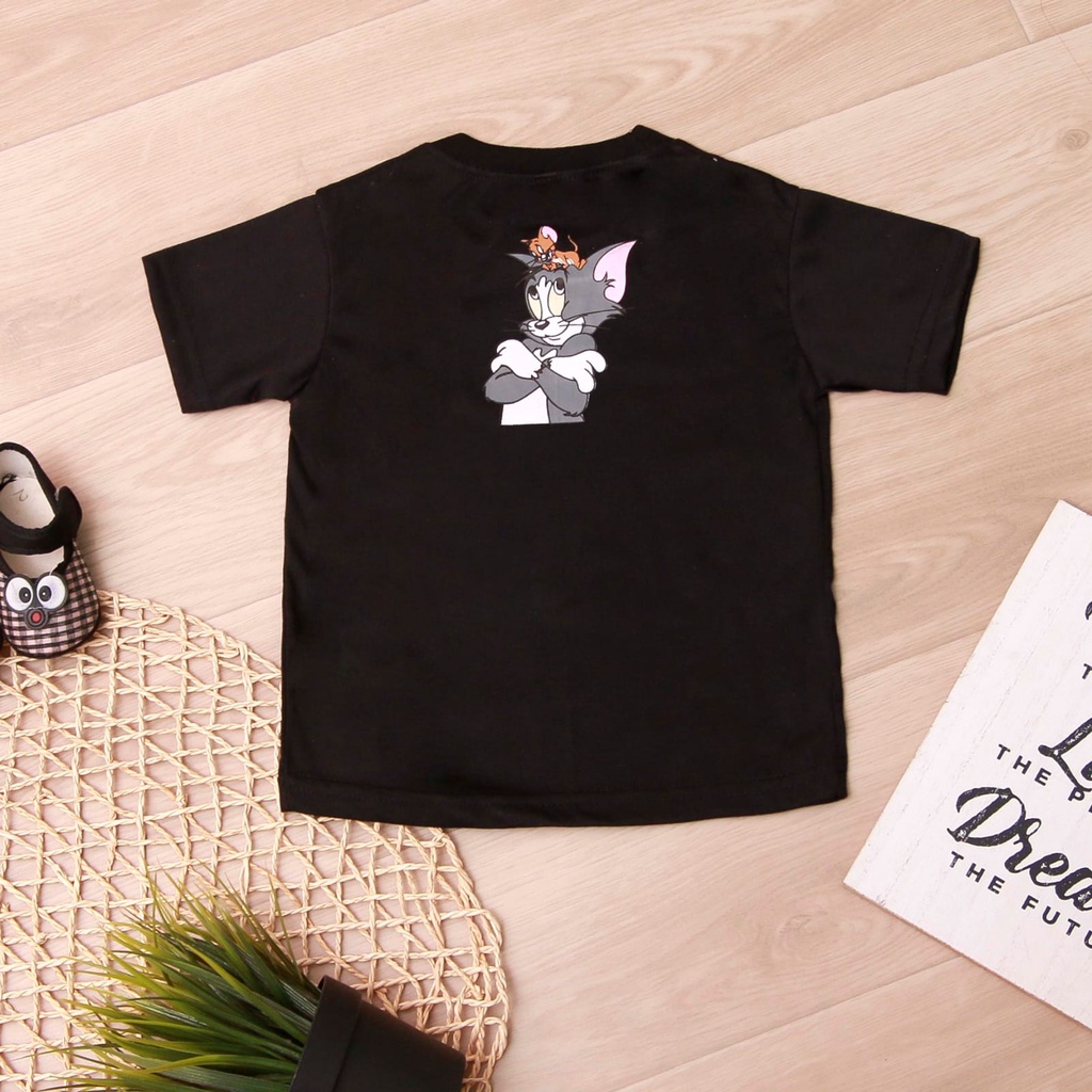 Jikialiang - KAOS ANAK LAKI LAKI &amp; PEREMPUAN USIA 1-8 TAHUN GAMBAR TOM