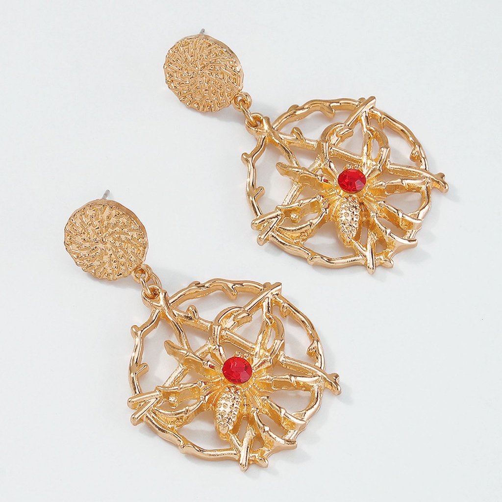 Hu Hu Hu Hu Hu Alat Bantu Pasang Kacamata♡ 1 Pasang Anting Menjuntai Bahan Alloy Anti Karat Gaya Vintage Untuk Pesta