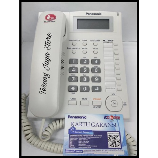 Telepon Kabel Panasonic Kx-Ts885Nd (Putih) Pesawat Telepon Rumah Ts885