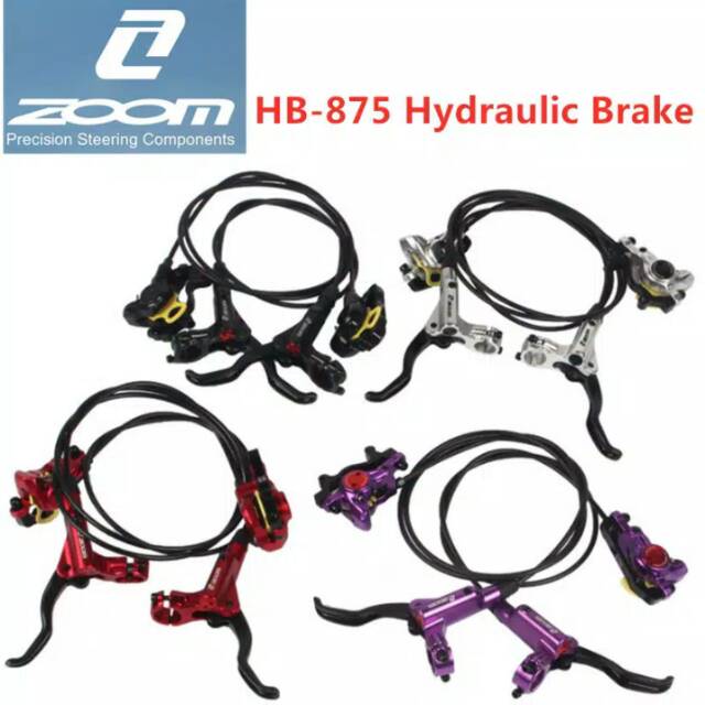 Rem cakram hidrolik sepeda depan belakang Zoom good quality