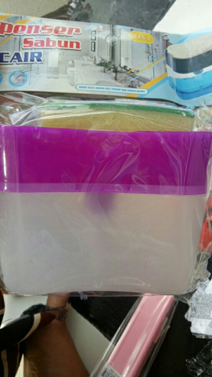 Babee - Dispenser Sabun / Holder Spons Cuci Piring / Sponge Holder (free Spons)