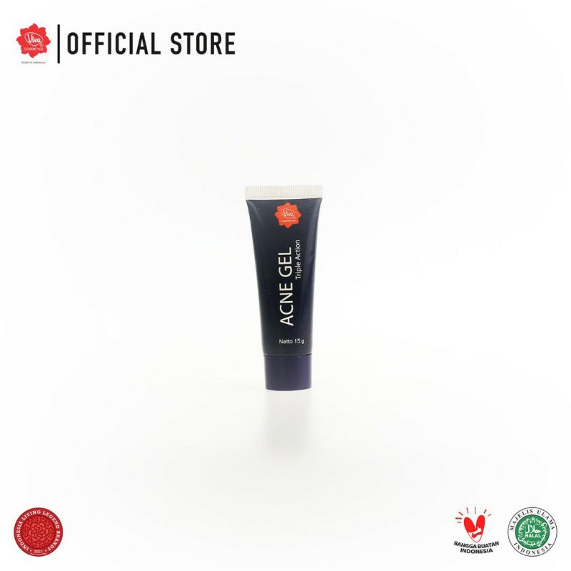 Viva Gel Acne Triple Action/Krim Perawatan Jerawat (15g)