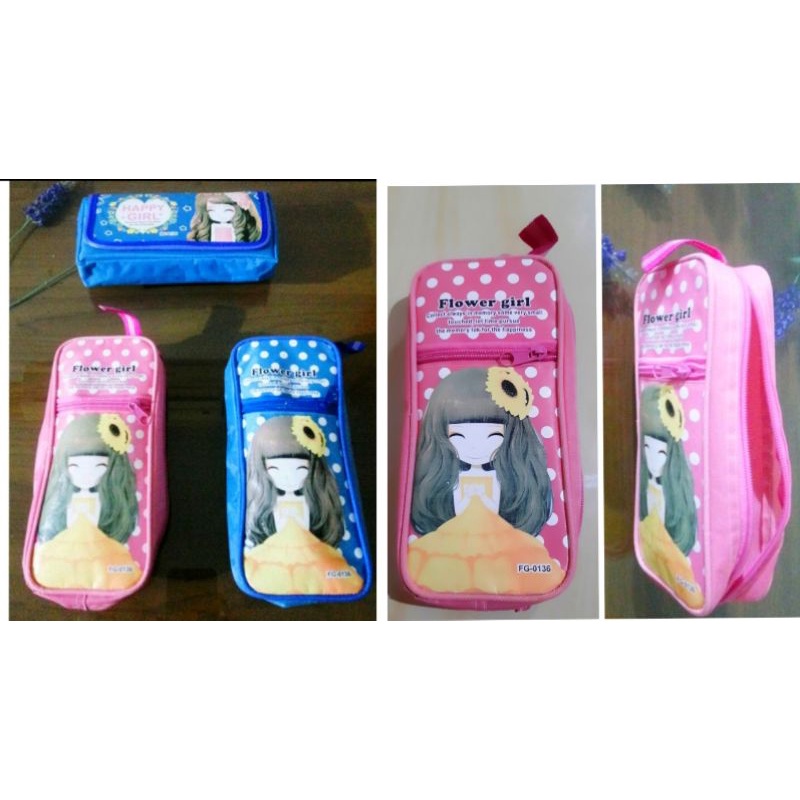 

KOTAK PENSIL BESAR KANVAS ANAK CEWEK SD SMP TEMPAT ALAT TULIS Uk.21cmX11cmX 4cm -PENCIL CASE ANAK CEWEK SD SMP