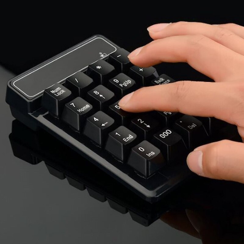 Etmakit Numeric Keypad Numpad Bluetooth 4.0 - E094BT - Black