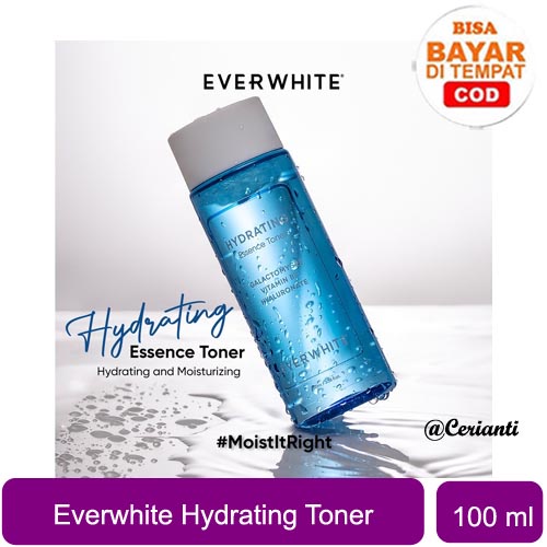 [BPOM] Everwhite Hydrating Essence Toner 100ML GALACTOMYCES - PANTHENOL - VIT B5 - HYALURONATE