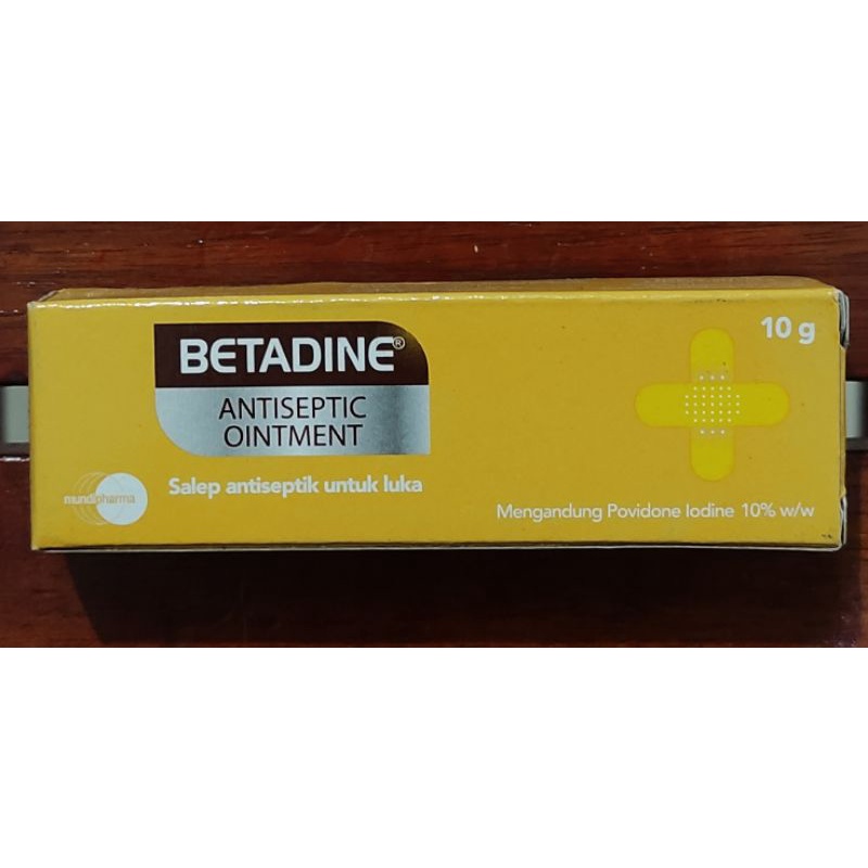Salep Betadine 10 Gram / Antiseptik Oles / Betadine Ointment