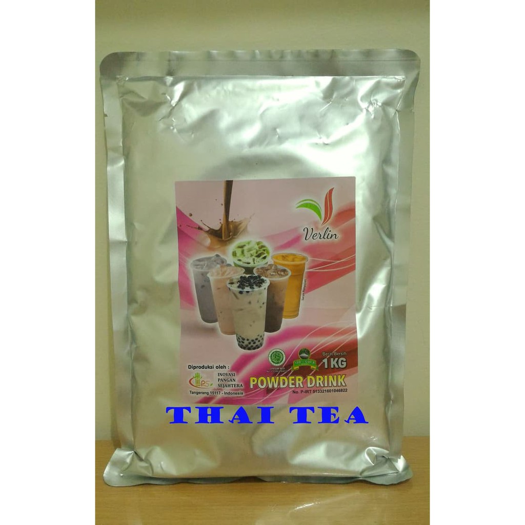

Powder Drink Milkshake Ice Blend Bubuk Minuman Verlin Thai Tea