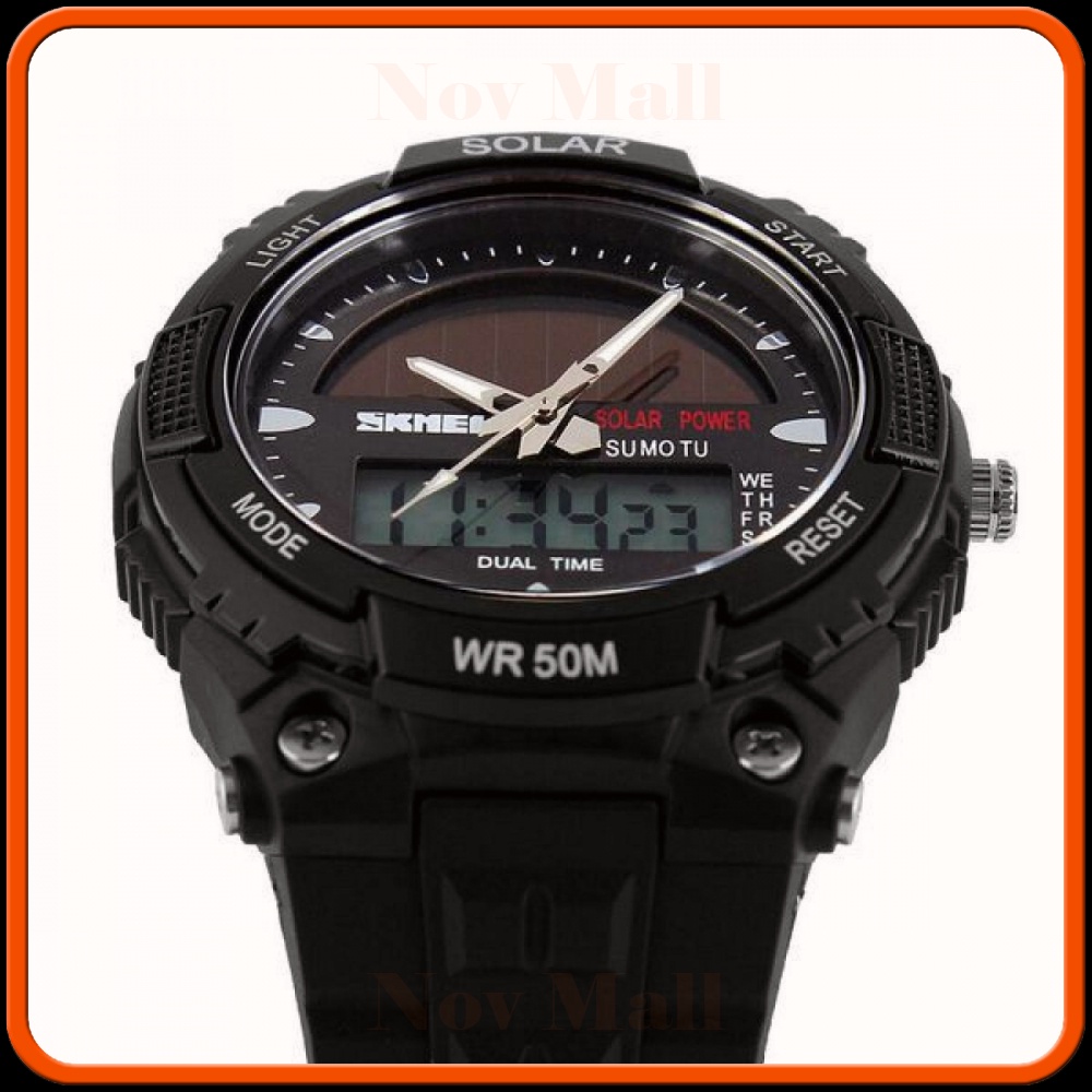 SKMEI Jam Tangan Solar Digital Analog Pria - AD1049E