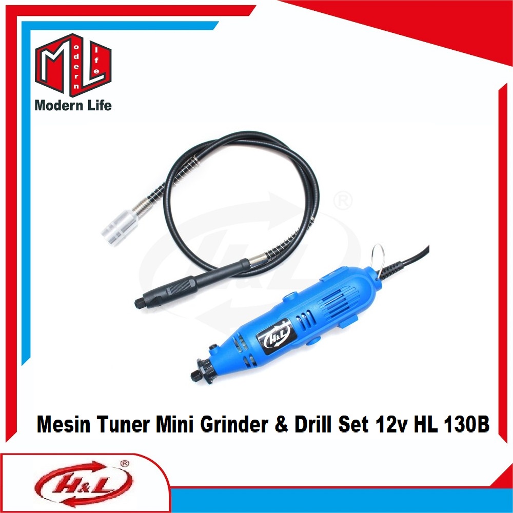 HL-130 Mesin Gerinda Bor Tuner / Mini Die Grinder SET HL 130 B