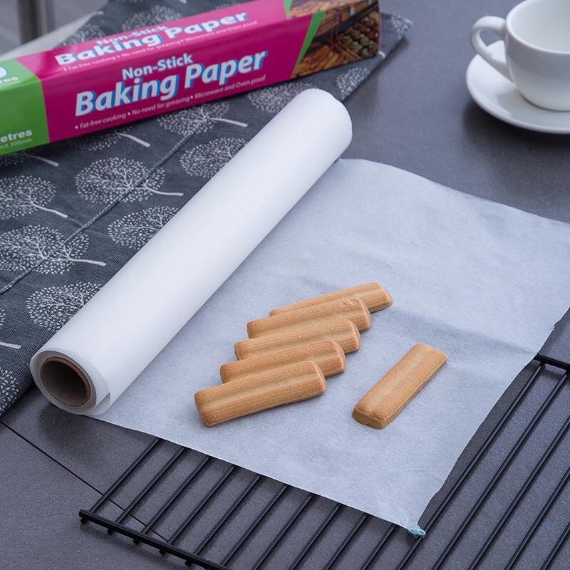 WJ313 Baking paper Kertas Roti Non Stick 5m x 30cm Alas Loyang Cetakan Kue Anti Lengket