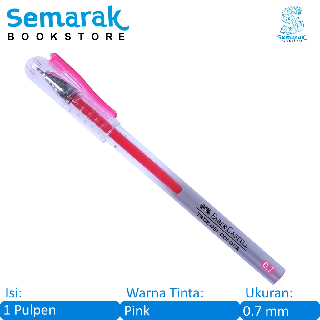 

Faber Castell True Gel Pen 0.7 mm - Pink Ink