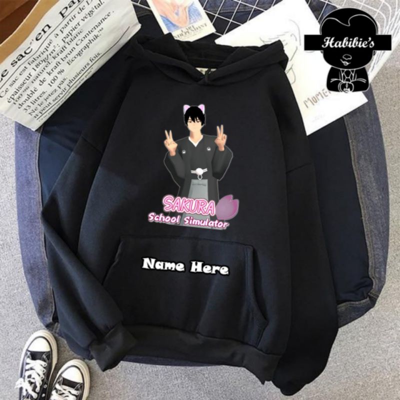 Jaket Hoodie Anak Laki Laki Ryuji Sakuma Boy Characters Gamer Sakura School Simulator 177 - Habibie'