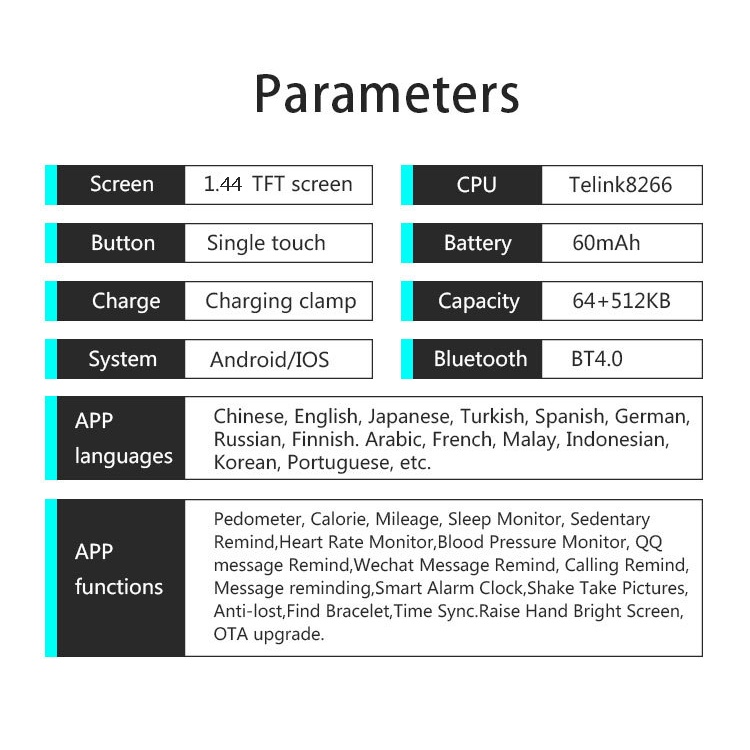 AOKEYO 116 Plus Smartwatch Bluetooth Smartband Fitness Tracker Colour Display HeartRate Waterproof Jam Tangan Pria Wanita Digital-8
