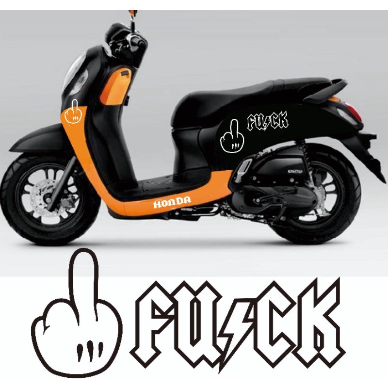 Stiker Scoopy 2019 2020 Stiker Cutting Fucek Stiker Genio Vespa